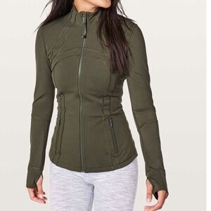 Lululemon Define Jacket *Nulux Size 8 Dark Olive